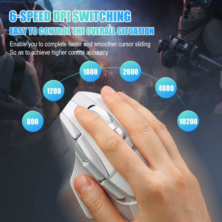 ماوس عالي الجودة DPI بالكمبيوتر ماوس لاسلكي . High Quality DPI Computer Mouse Wireless Gaming