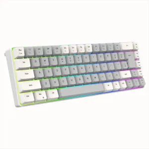 من المصنع لوحة مفاتيح K701 لفصل الخطوط . From the factory K701 keycaps 68 keys mechanical feel