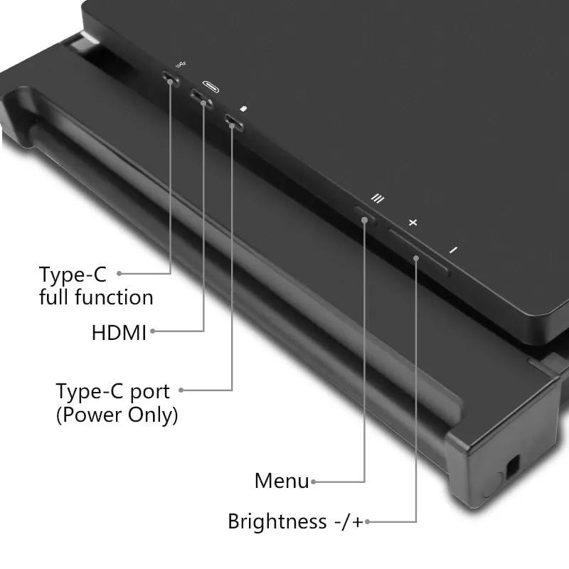 13.3 Inch FOPO Triple Portable Monitor 1080P FHD IPS Triple Monitor Laptop Screen Extender for 15"-17" Laptops