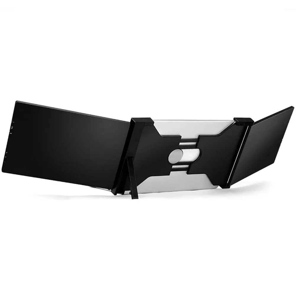 13.3 Inch FOPO Triple Portable Monitor 1080P FHD IPS Triple Monitor Laptop Screen Extender for 15"-17" Laptops