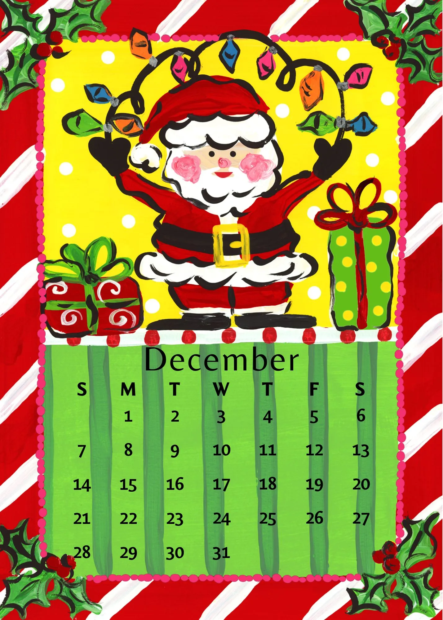 2025 Desktop Calendar Refill With Frame