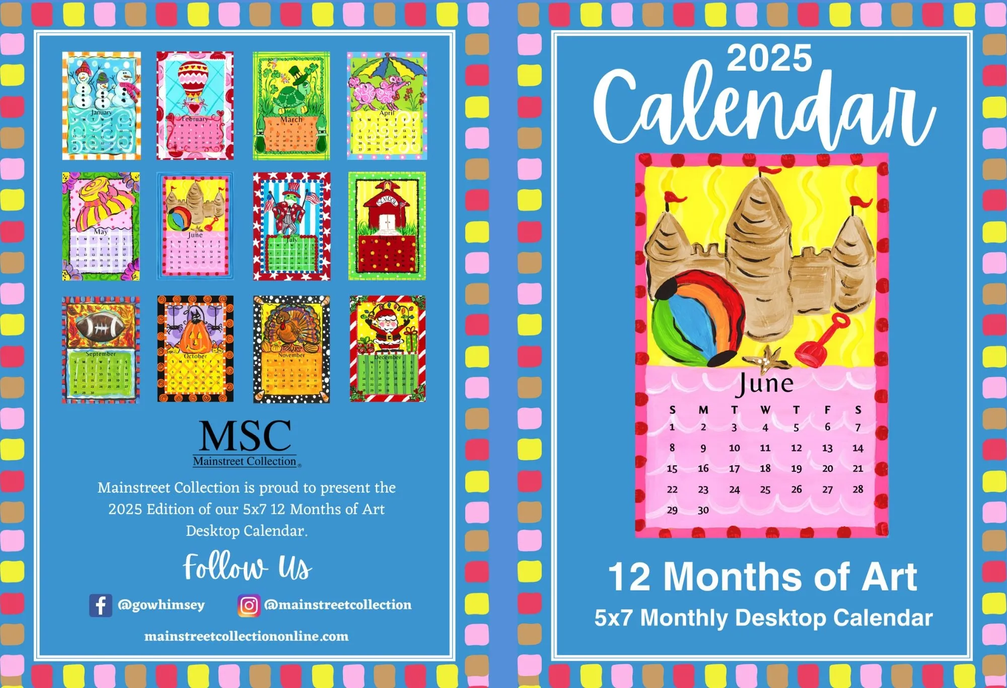 2025 Desktop Calendar Refill With Frame