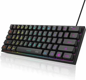 61 مفتاحًا جديدًا LED RGB لوحة . 61 New Keys LED RGB Keyboard.