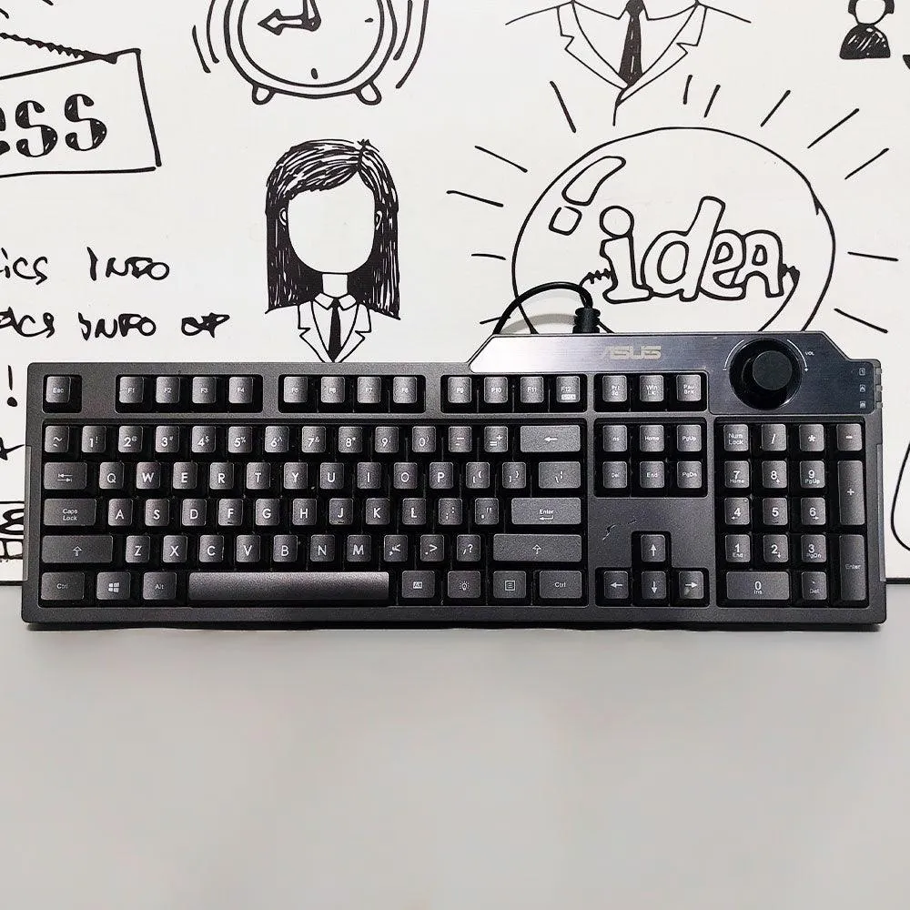 ASUS G01KB Red Backlit Wired Gaming Keyboard (Original Used)