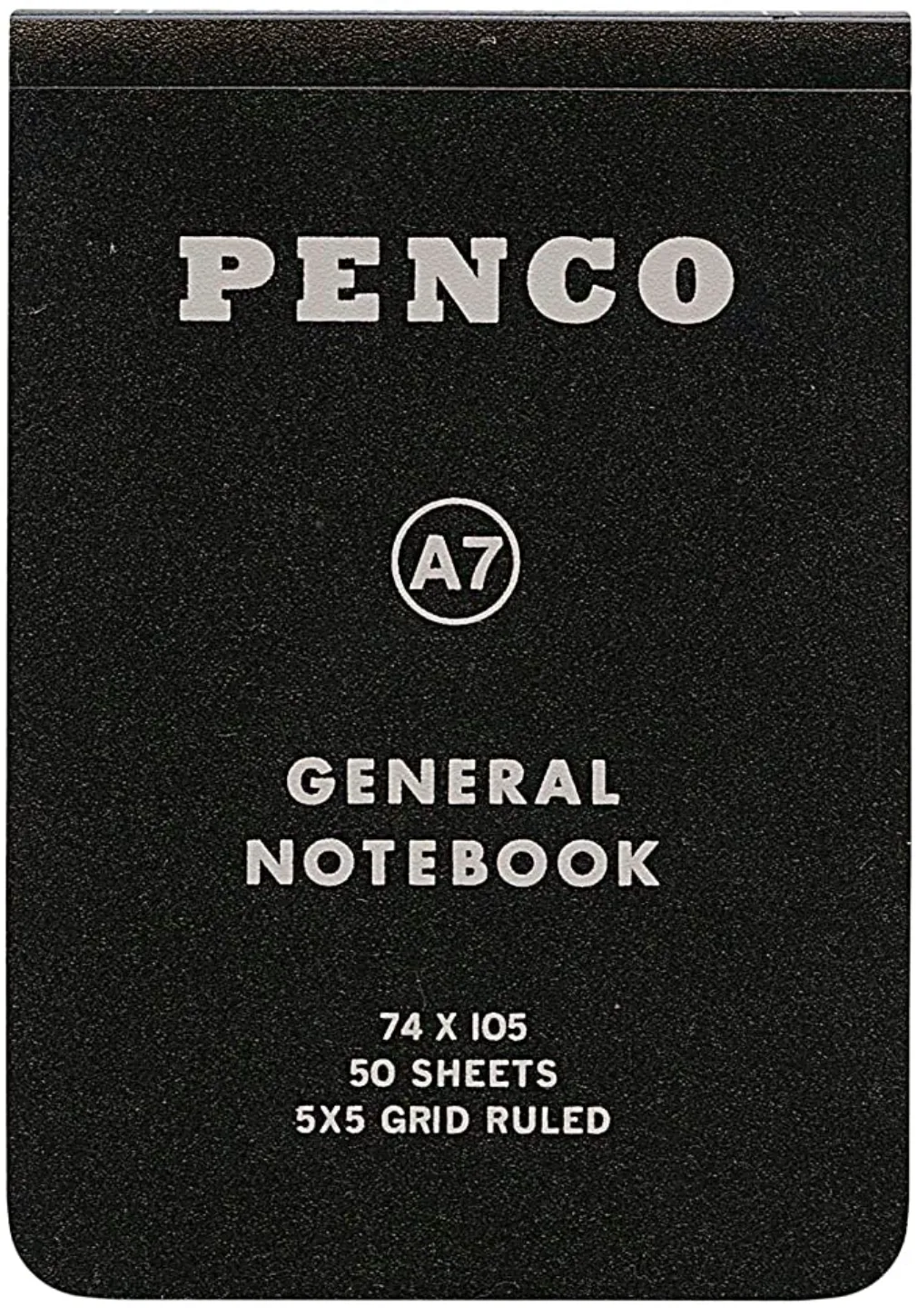 Penco:  Soft General Notebook, A7 [Black]