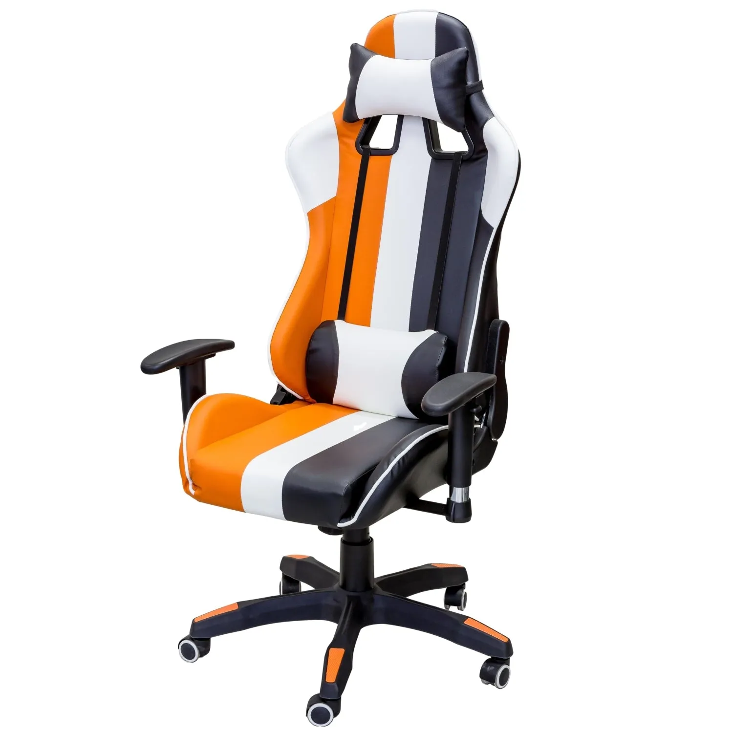 TITAN-X SERIES/ 306 GAMING CHAIR (BLACK-ORANGE-WHITE)