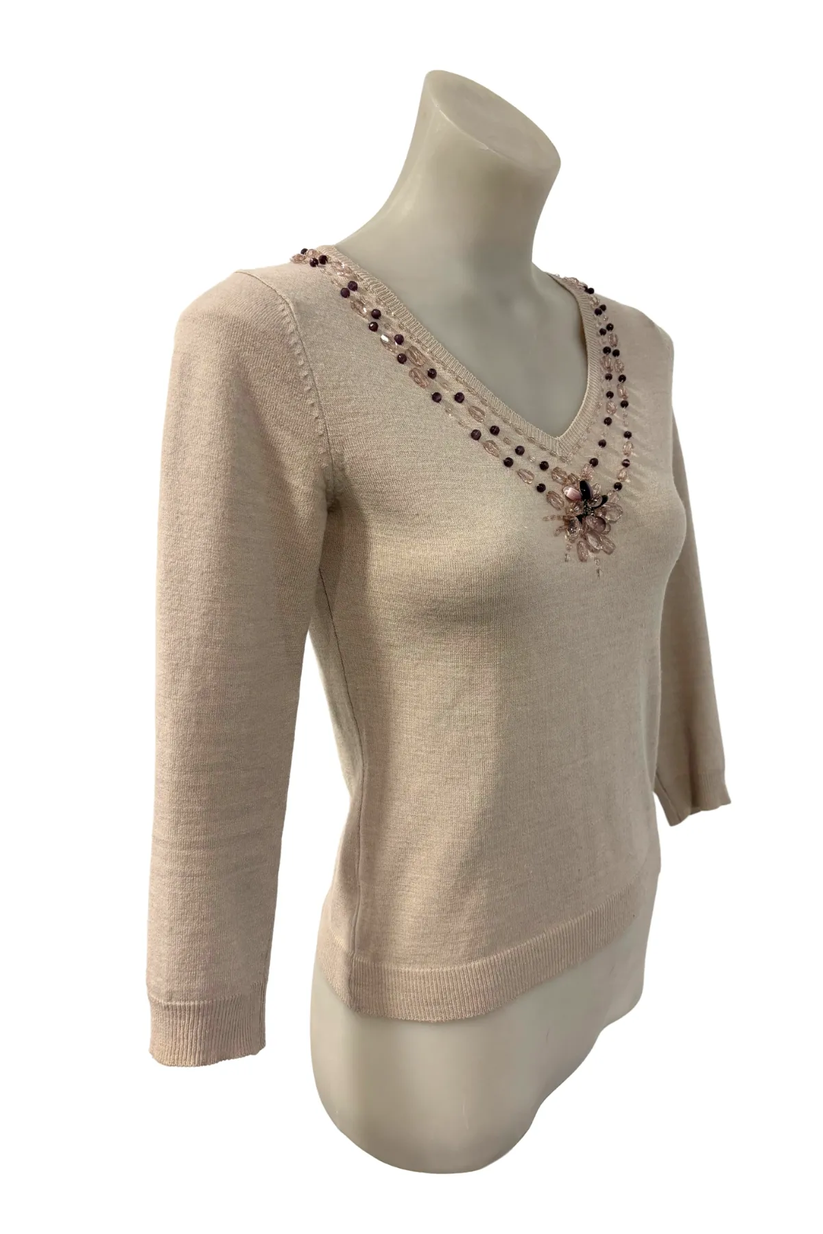 Voice of Voices beaded sweater, XS